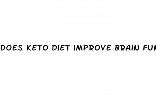 does keto diet improve brain function