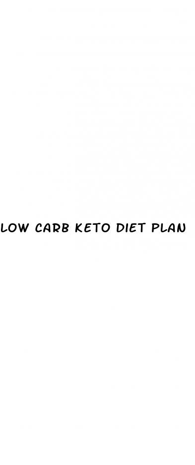 low carb keto diet plan