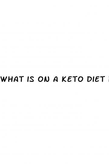 what is on a keto diet plan