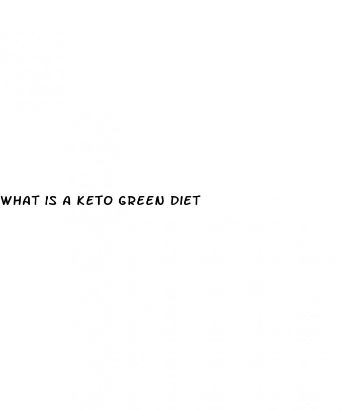what is a keto green diet