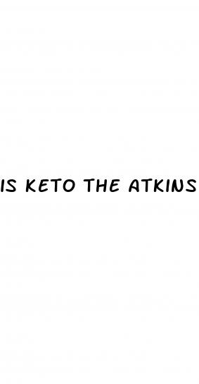is keto the atkins diet