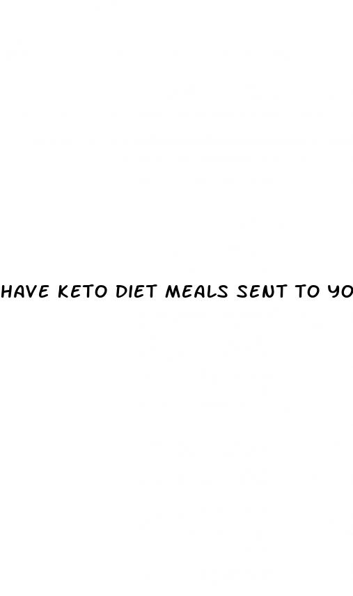 have keto diet meals sent to you