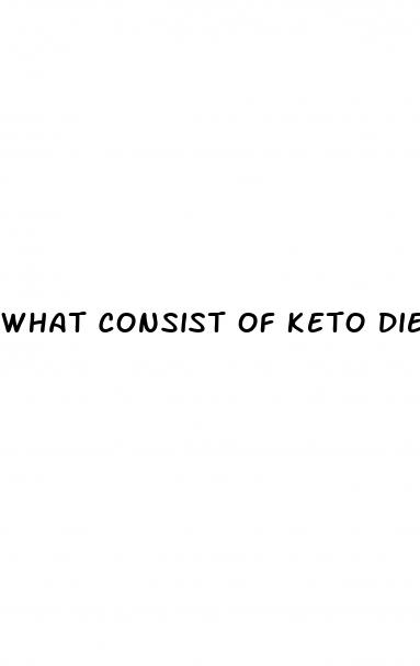 what consist of keto diet