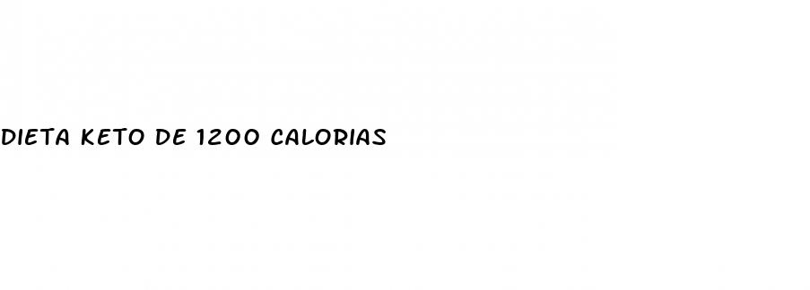 dieta keto de 1200 calorias