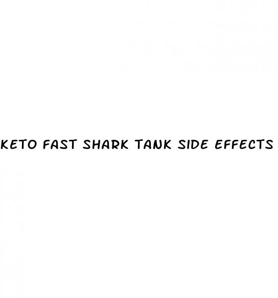 keto fast shark tank side effects