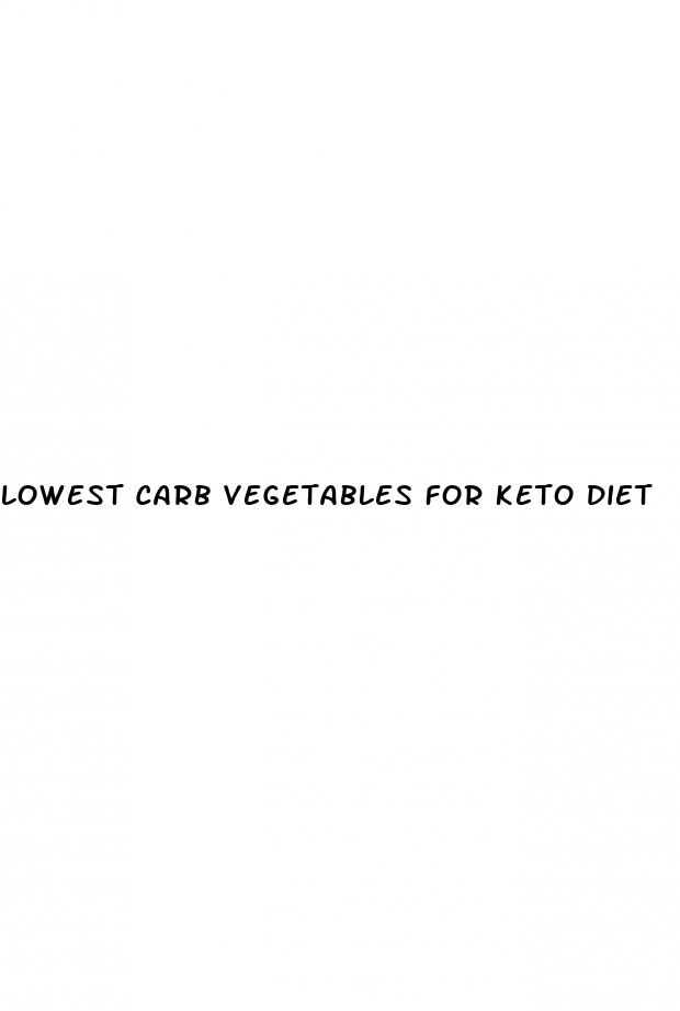 lowest carb vegetables for keto diet