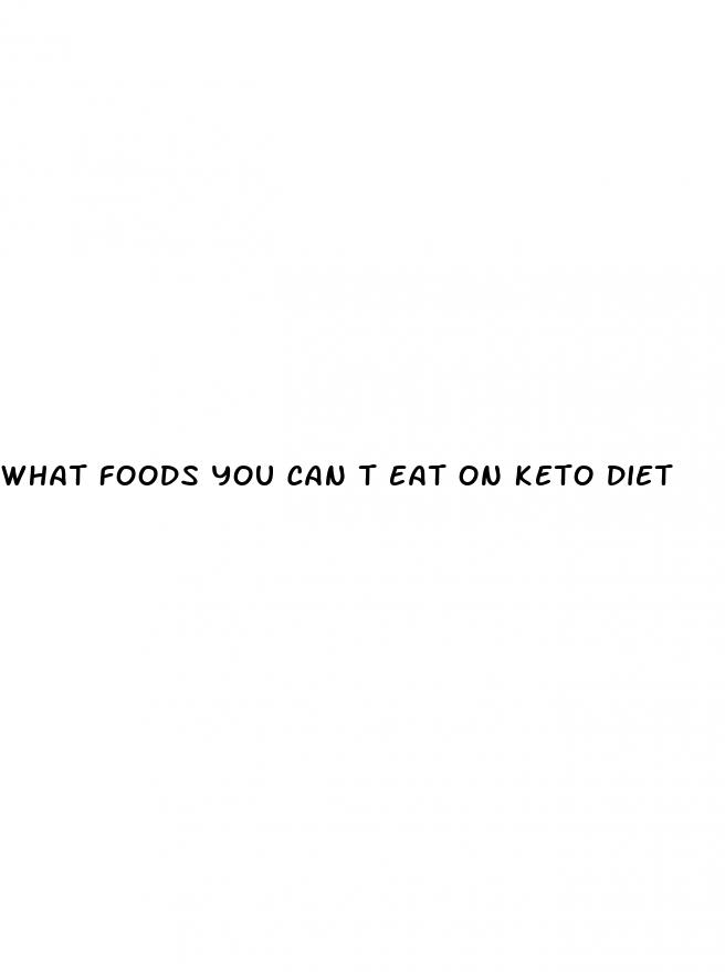what foods you can t eat on keto diet