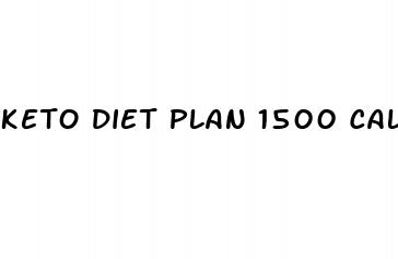 keto diet plan 1500 calories