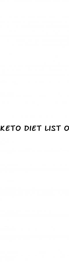keto diet list of foods not to eat