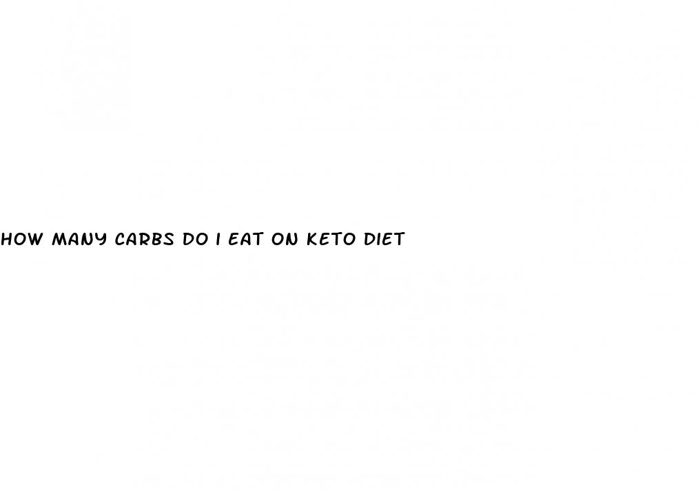 how many carbs do i eat on keto diet