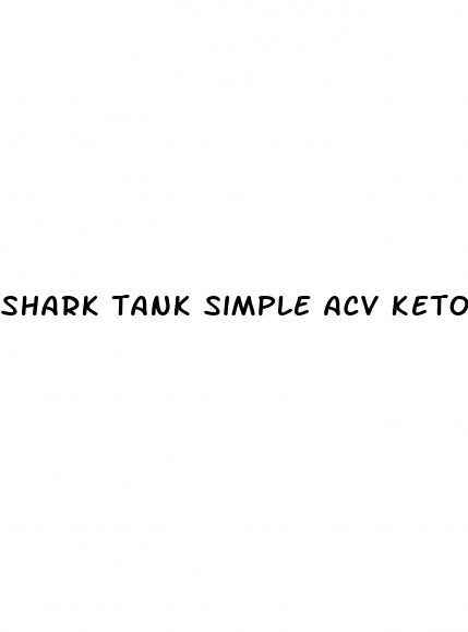 shark tank simple acv keto gummies