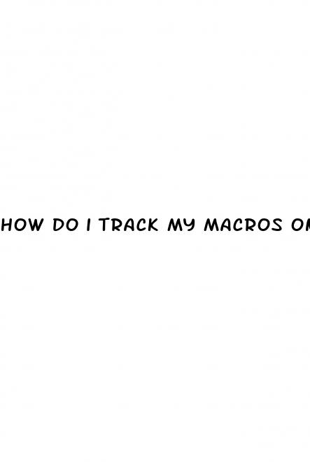 how do i track my macros on keto diet