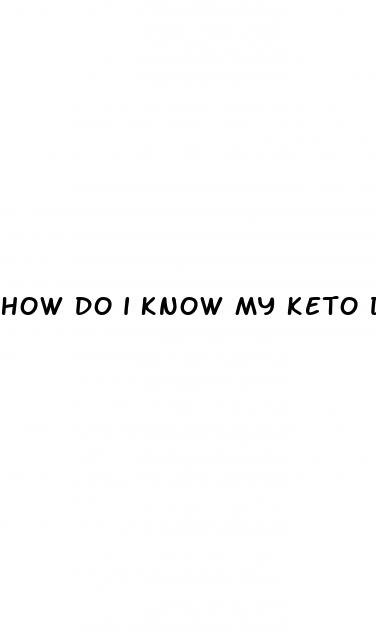 how do i know my keto diet is working