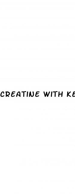 creatine with keto diet