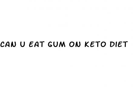 can u eat gum on keto diet