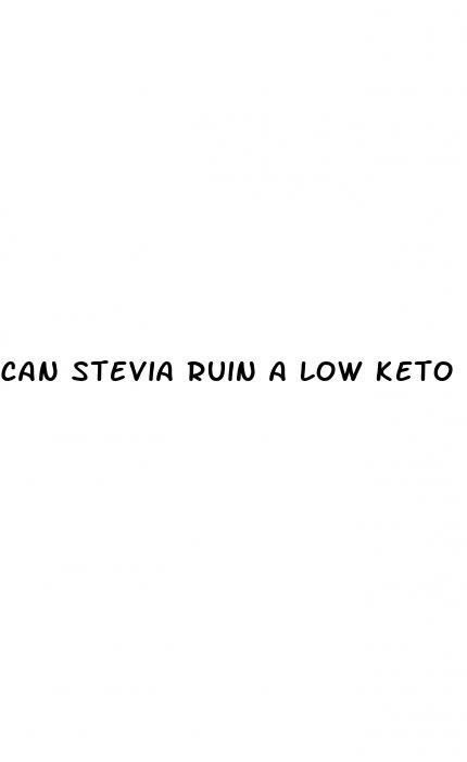 can stevia ruin a low keto diet
