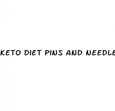 keto diet pins and needles