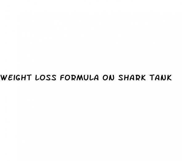 weight loss formula on shark tank