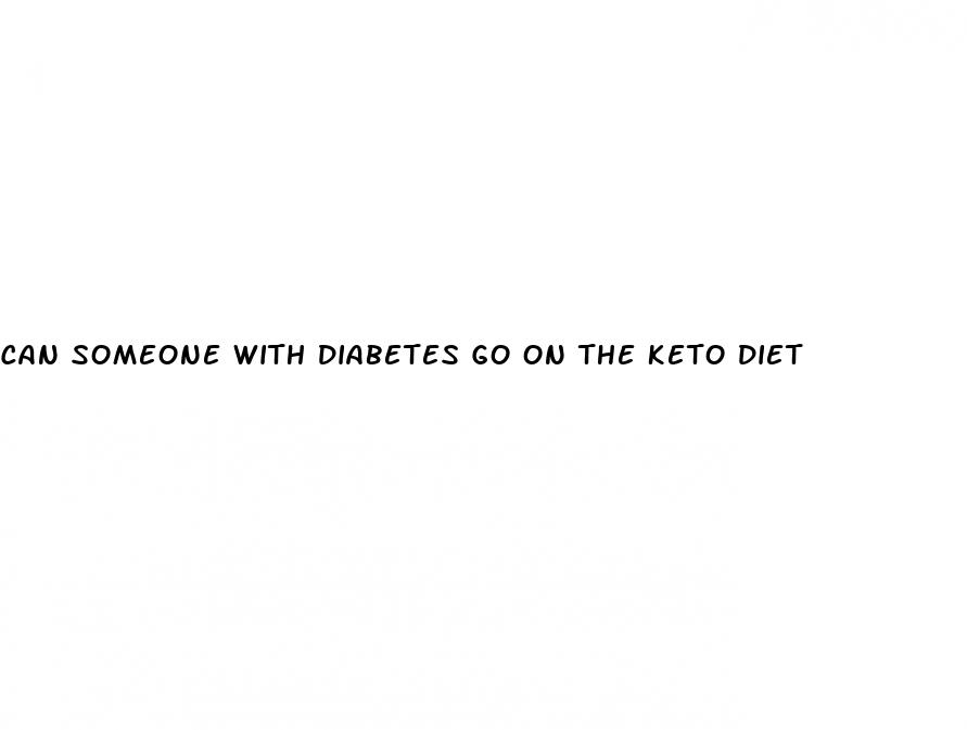 can someone with diabetes go on the keto diet