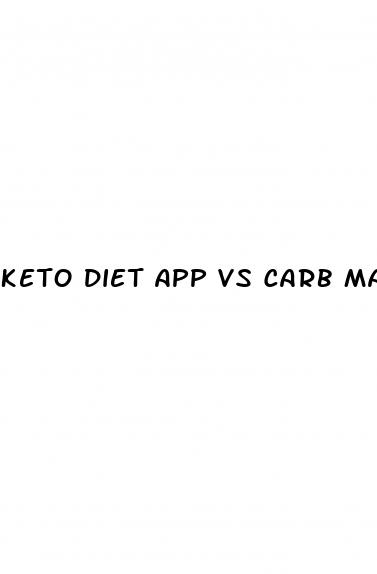 keto diet app vs carb manager