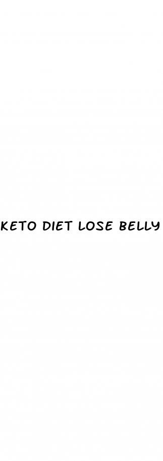 keto diet lose belly fat
