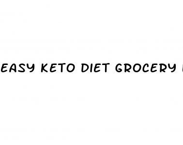 easy keto diet grocery list