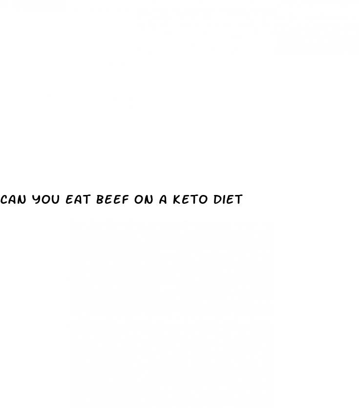 can you eat beef on a keto diet