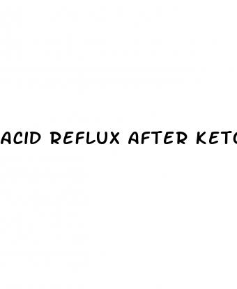 acid reflux after keto diet