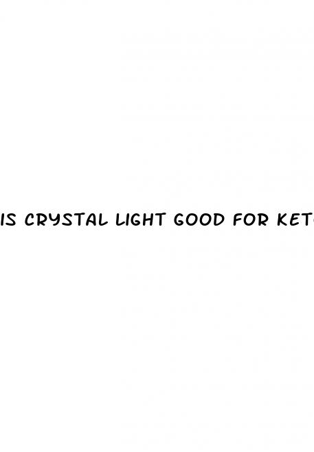 is crystal light good for keto diet