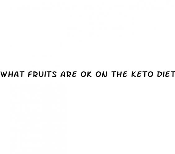 what fruits are ok on the keto diet
