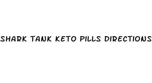 shark tank keto pills directions