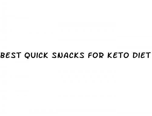 best quick snacks for keto diet