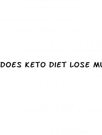 does keto diet lose muscle