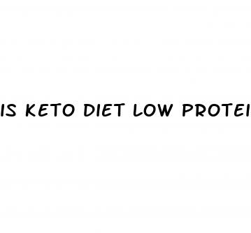 is keto diet low protein