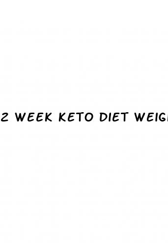 2 week keto diet weight loss