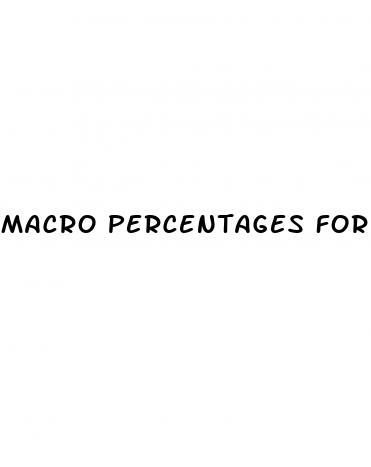 macro percentages for keto diet