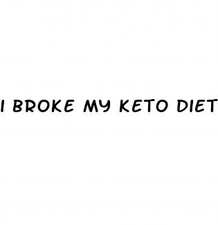 i broke my keto diet now what