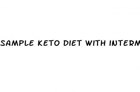 sample keto diet with intermittent fasting