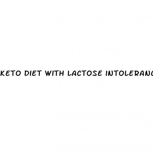keto diet with lactose intolerance