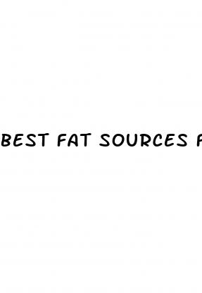 best fat sources for keto diet