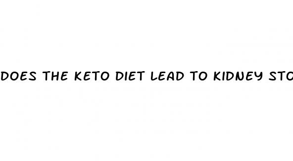 does the keto diet lead to kidney stones