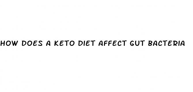 how does a keto diet affect gut bacteria