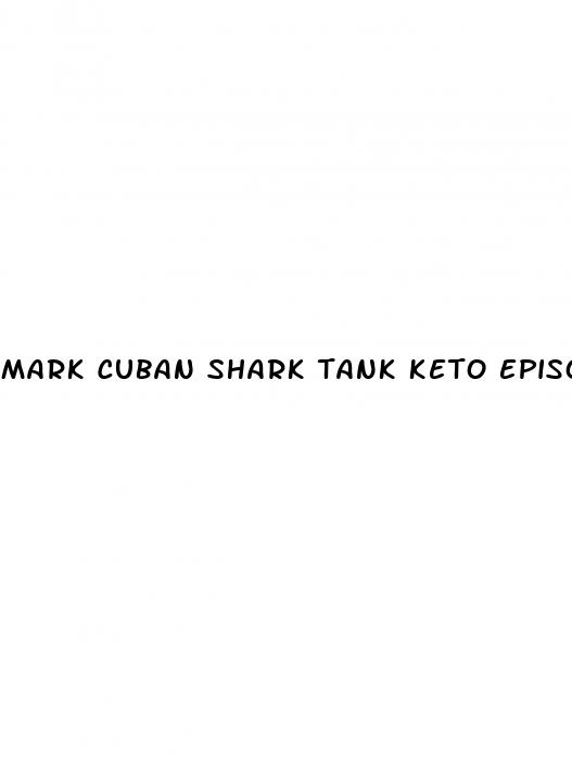 mark cuban shark tank keto episode
