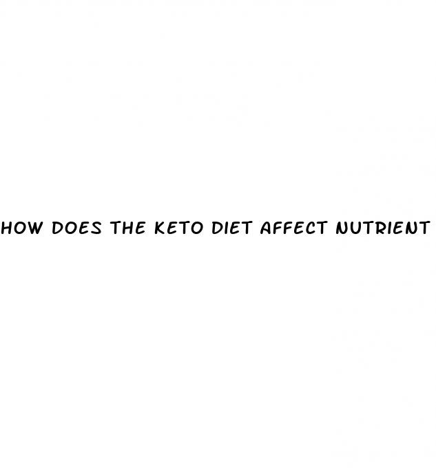 how does the keto diet affect nutrient intake