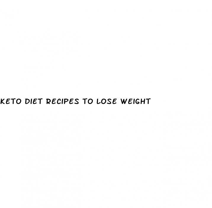 keto diet recipes to lose weight