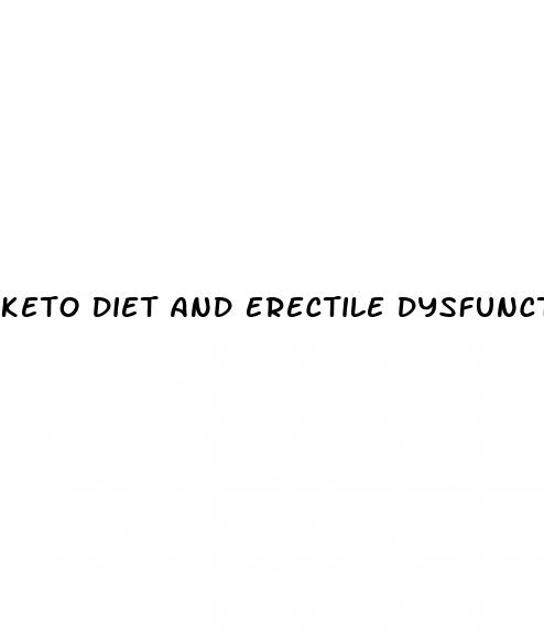 keto diet and erectile dysfunction