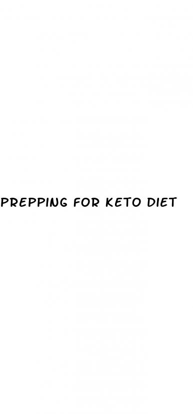 prepping for keto diet