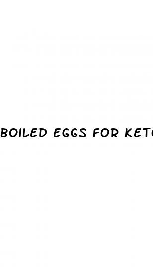 boiled eggs for keto diet