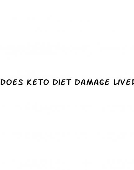 does keto diet damage liver