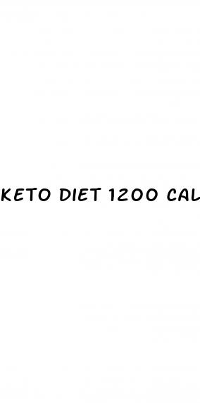 keto diet 1200 calories